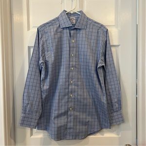 Brooks Brothers Checkered Dress Shirt 15-2/3